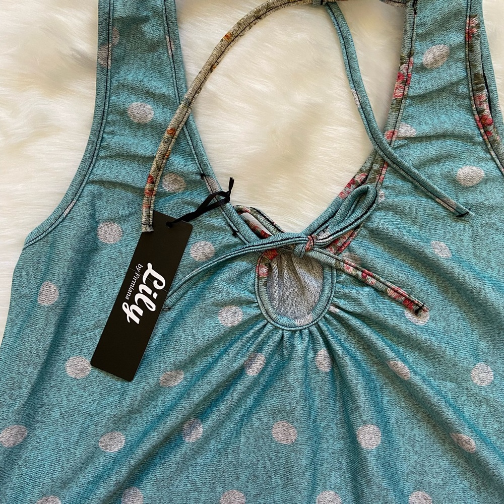 Lily pink & blue polka dot swing tunic NWT - Picture 4 of 4